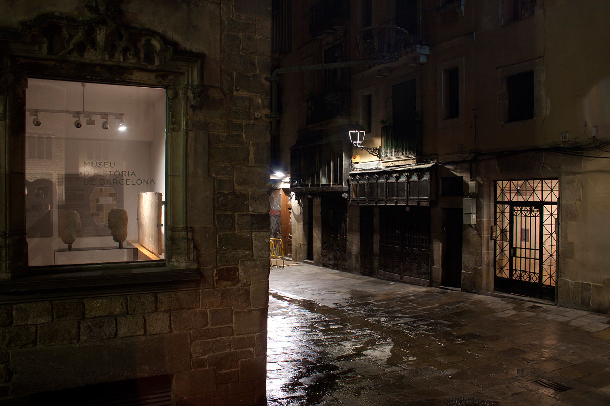 A street in the Gothic Quarter
