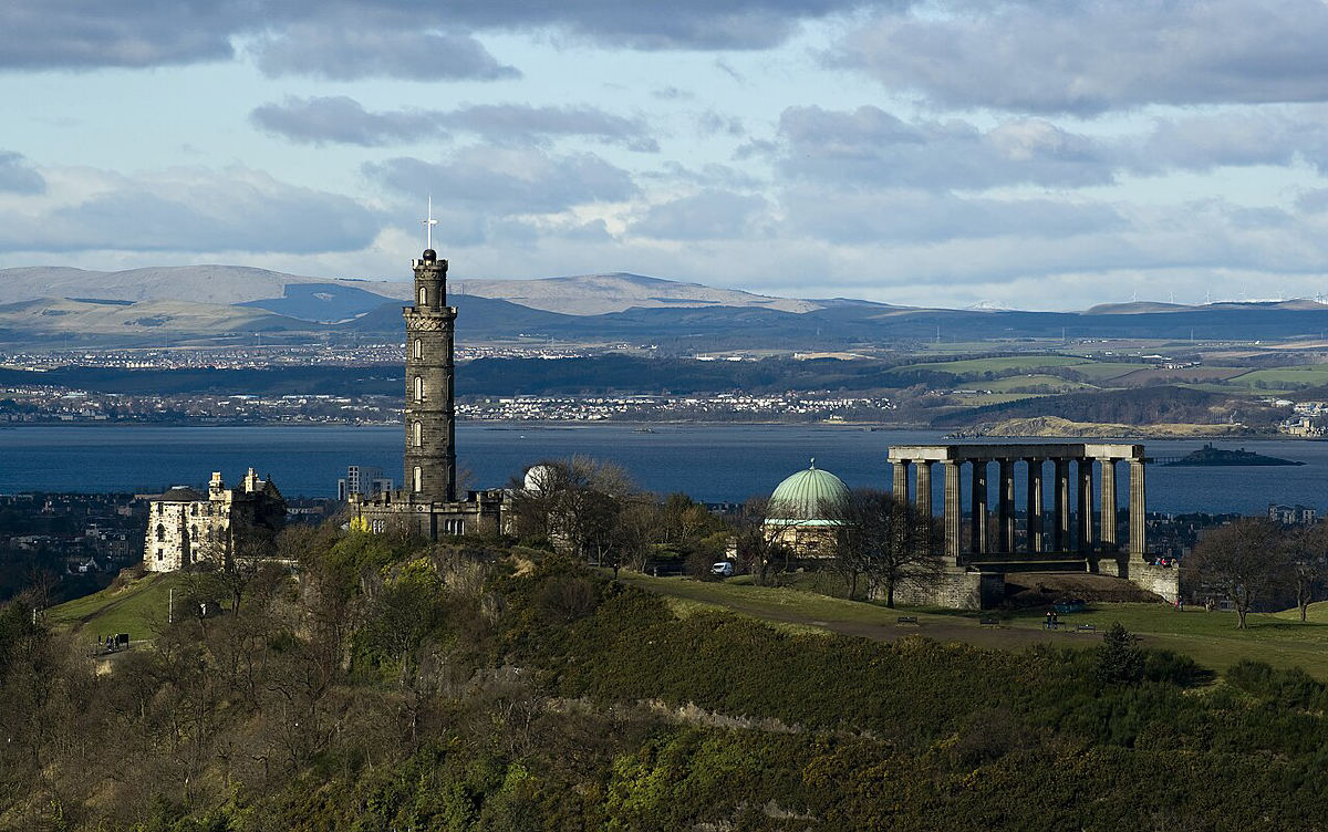 The monuments on Calton Hill