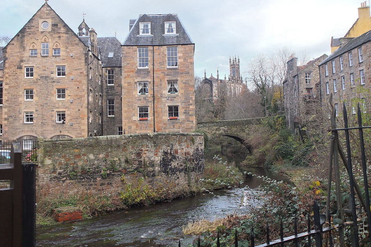 Restored buildings in Dean Village