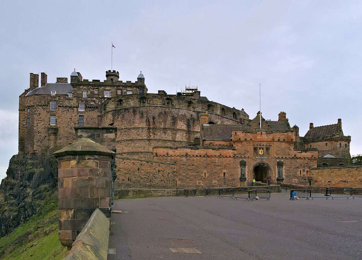 Edinburgh Castle seen from the Esplanade