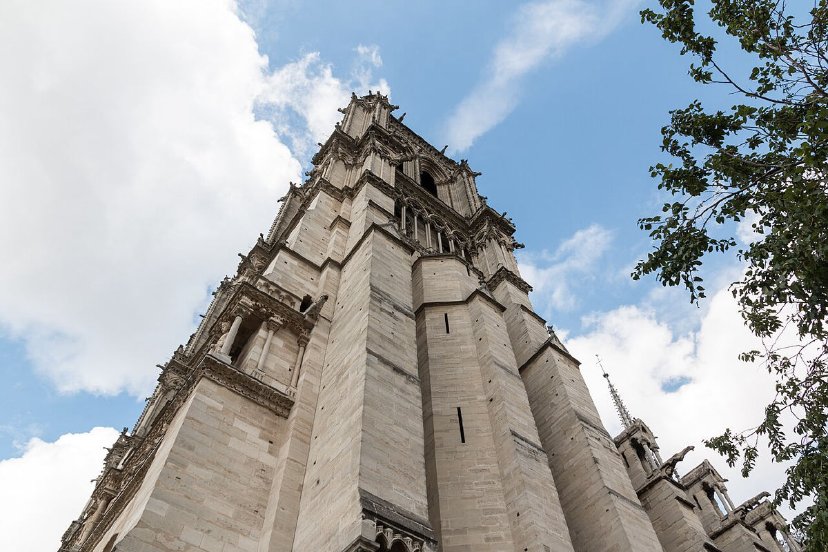 The west façade of Notre-Dame de Paris