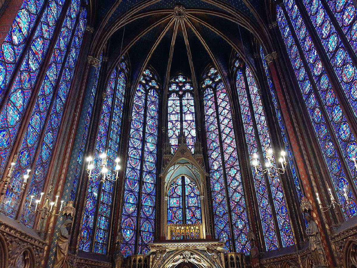 Stained-glass windows of the Sainte-Chapelle upper chapel