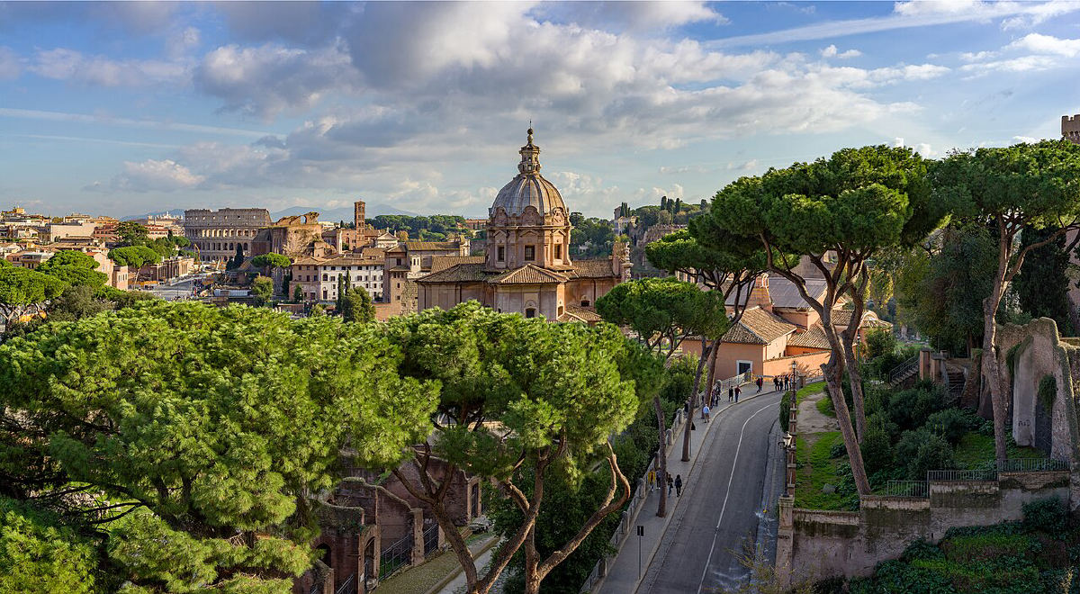 The Roman Forum seen from the Vittoriano
